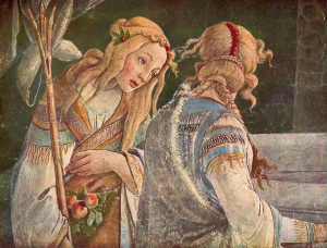 Detail uit Botticelli's Mozes-schilderij (foto Flickr)